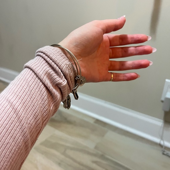 2 Alex and Ani bracelets with charms - Picture 2 of 3